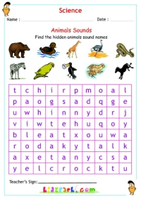 Learn the Animal Sounds